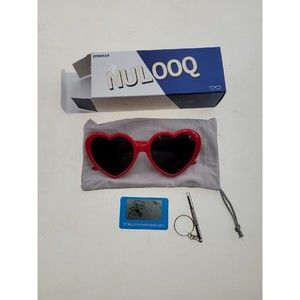 Polarized Heart Shaped Sunglasses For Women Retro Fashion Large Frame Lovely
